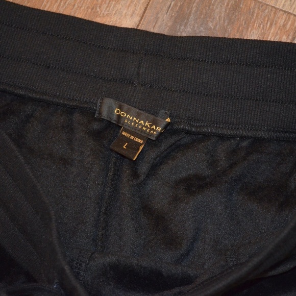 Donna Karan Black Sleepwear Pants - Picture 4 of 5